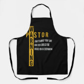 De predikant waarschuwt om het even wat u zou kunn schort (Voorkant)