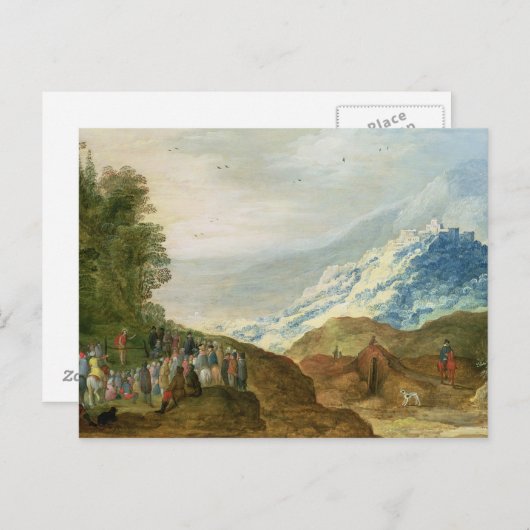 De preek op de berg briefkaart (Voorkant / Achterkant)