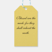 De preek op de berg cadeaulabel (Achterkant)