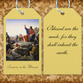 De preek op de berg cadeaulabel