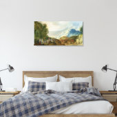 De preek op de berg canvas afdruk (Insitu (Slaapkamer))
