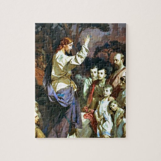 De preek op de berg Ivan Makarov Legpuzzel (Verticaal)