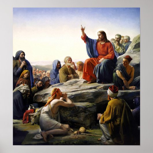 De preek op de berg poster (Voorkant)