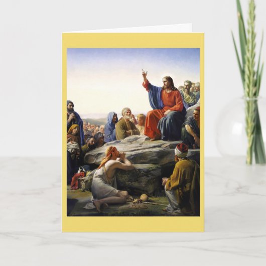 De preek op de berg, Religieus Kaart (Voorkant)