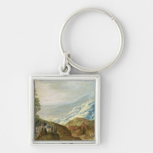 De preek op de berg sleutelhanger (Voorkant)