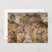 De preek op de berg, van de Sistine Briefkaart (Voorkant / Achterkant)