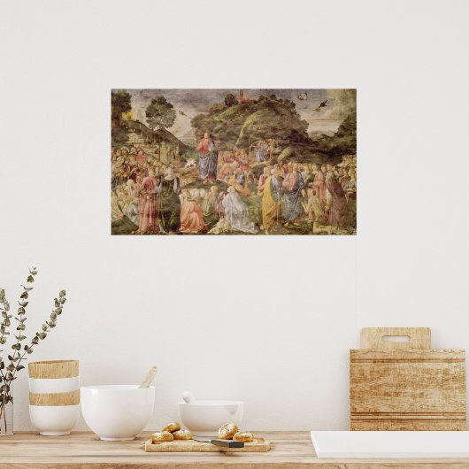 De preek op de berg, van de Sistine Poster (Keuken)