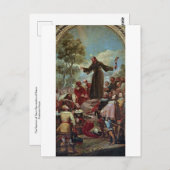 De preek van Saint Bernardino door Francisco Goya  Briefkaart (Voorkant / Achterkant)