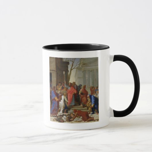 De preek van St. Paul bij Ephesus, 1649 Mok (Rechts)
