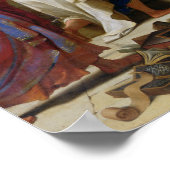 De preek van St. Paul bij Ephesus, 1649 Poster (Hoek)