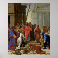 De preek van St. Paul bij Ephesus, 1649
