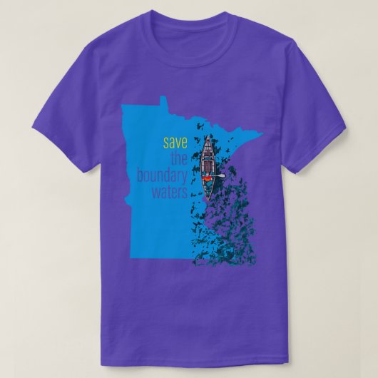 De premie voor de grenswateren opslaan t-shirt (Design voorkant)
