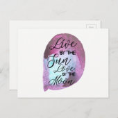 De Prentbriefkaar van Boho Levend door de Liefde Briefkaart (Voorkant / Achterkant)