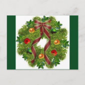 De Prentbriefkaar van Kerstmis Feestdagenkaart (Voorkant)