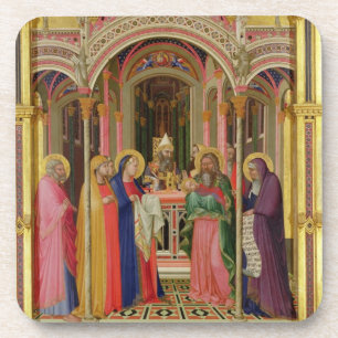 De presentatie in de tempel, 1342 (temperatuur op bier onderzetter