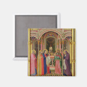 De presentatie in de tempel, 1342 (temperatuur op  magneet (Voorkant / Achterkant)