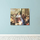 De presentatie in de tempel, 1692 canvas afdruk (Insitu (Houten vloer))