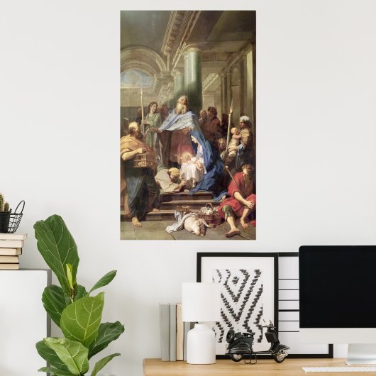 De presentatie in de tempel, 1692 poster (Thuiskantoor)