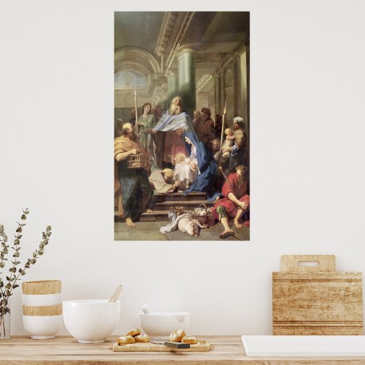 De presentatie in de tempel, 1692 poster (Keuken)