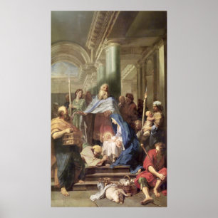 De presentatie in de tempel, 1692 poster