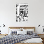 De presentatie in de tempel, c.1503/4 canvas afdruk (Insitu (Slaapkamer))