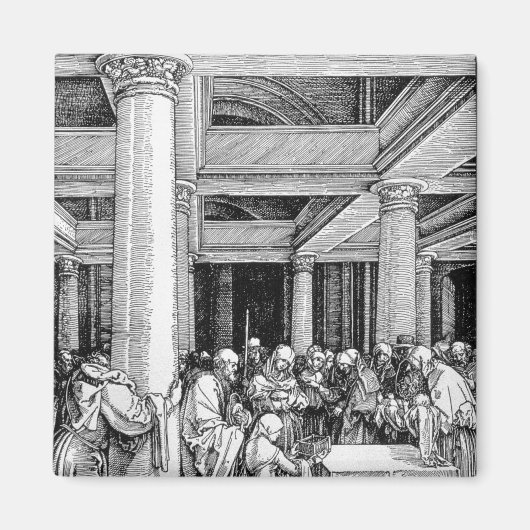 De presentatie in de tempel, c.1503/4 magneet (Voorkant)