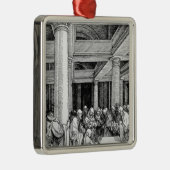 De presentatie in de tempel, c.1503/4 metalen ornament (Rechts)