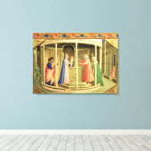 De presentatie in de tempel canvas afdruk (Insitu (Houten vloer))