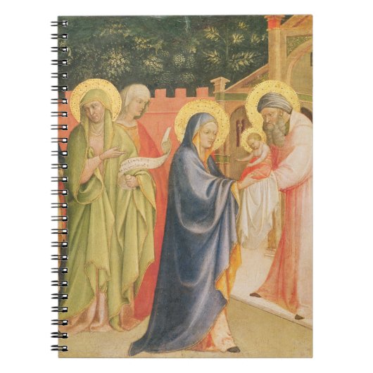 De presentatie in de tempel notitieboek (Voorkant)