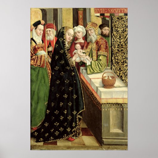 De presentatie in de tempel poster (Voorkant)