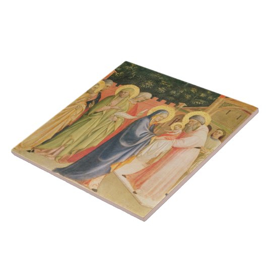 De presentatie in de tempel tegeltje (Zijkant)