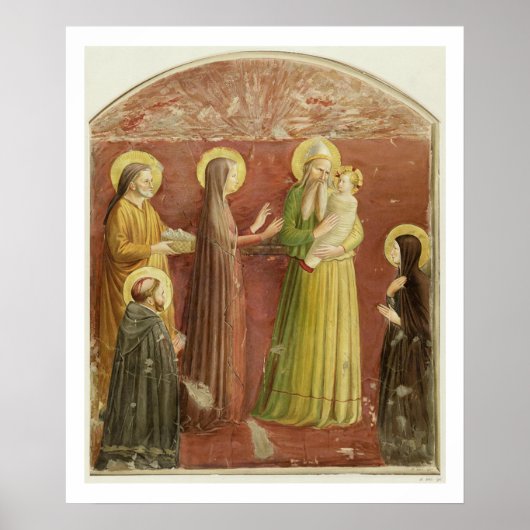 De presentatie in de tempel, uit een reeks p poster (Voorkant)