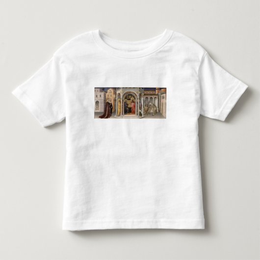 De presentatie in monster 2 kinder shirts (Voorkant)
