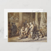 De presentatie van Christus in de tempel Briefkaart (Voorkant / Achterkant)