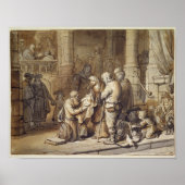 De presentatie van Christus in de tempel Poster (Voorkant)