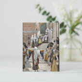 De presentatie van Jezus in de tempel Briefkaart (Staand voorkant)