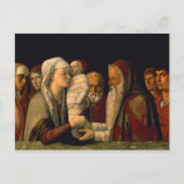 De presentatie van Jezus in de tempel Briefkaart (Voorkant)