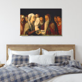 De presentatie van Jezus in de tempel Canvas Afdruk (Insitu (Slaapkamer))