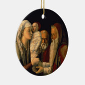 De presentatie van Jezus in de tempel Keramisch Ornament (Rechts)