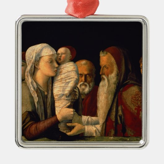 De presentatie van Jezus in de tempel Metalen Ornament (Voorkant)