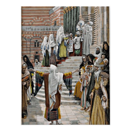De presentatie van Jezus in de tempel Perfect Poster (Voorkant)