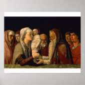 De presentatie van Jezus in de tempel Poster (Voorkant)