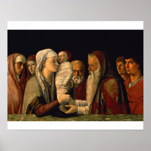 De presentatie van Jezus in de tempel Poster (Voorkant)