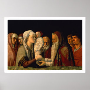 De presentatie van Jezus in de tempel Poster