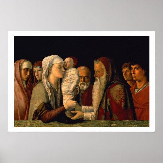 De presentatie van Jezus in de tempel Poster (Voorkant)