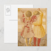 De presentatie van Mary in de tempel, 1433-34 Briefkaart (Voorkant / Achterkant)
