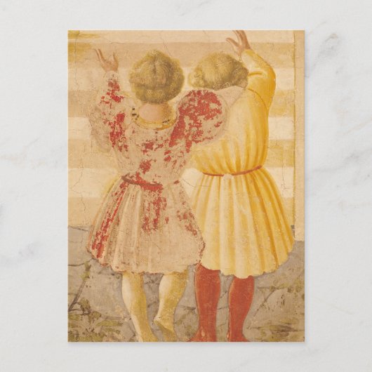 De presentatie van Mary in de tempel, 1433-34 Briefkaart (Voorkant)