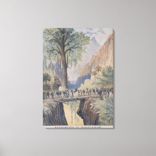 De president-generaal van Madagaskar Canvas Afdruk