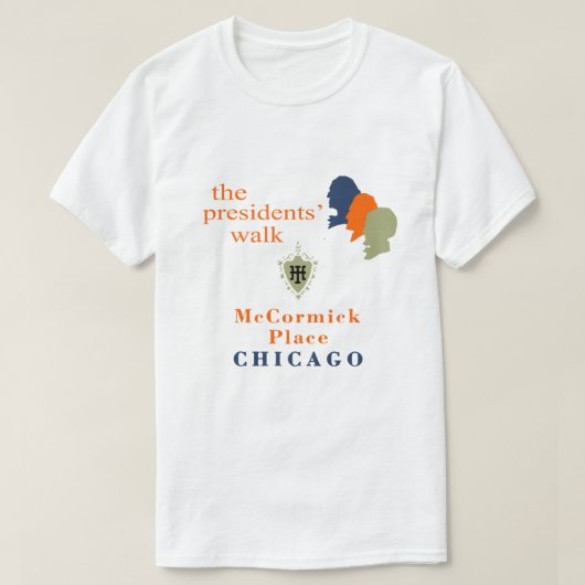De presidenten lopen, McCormick Place, Chicago, IL T-shirt (Design voorkant)