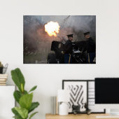 De Presidential Salute Battery Poster (Thuiskantoor)